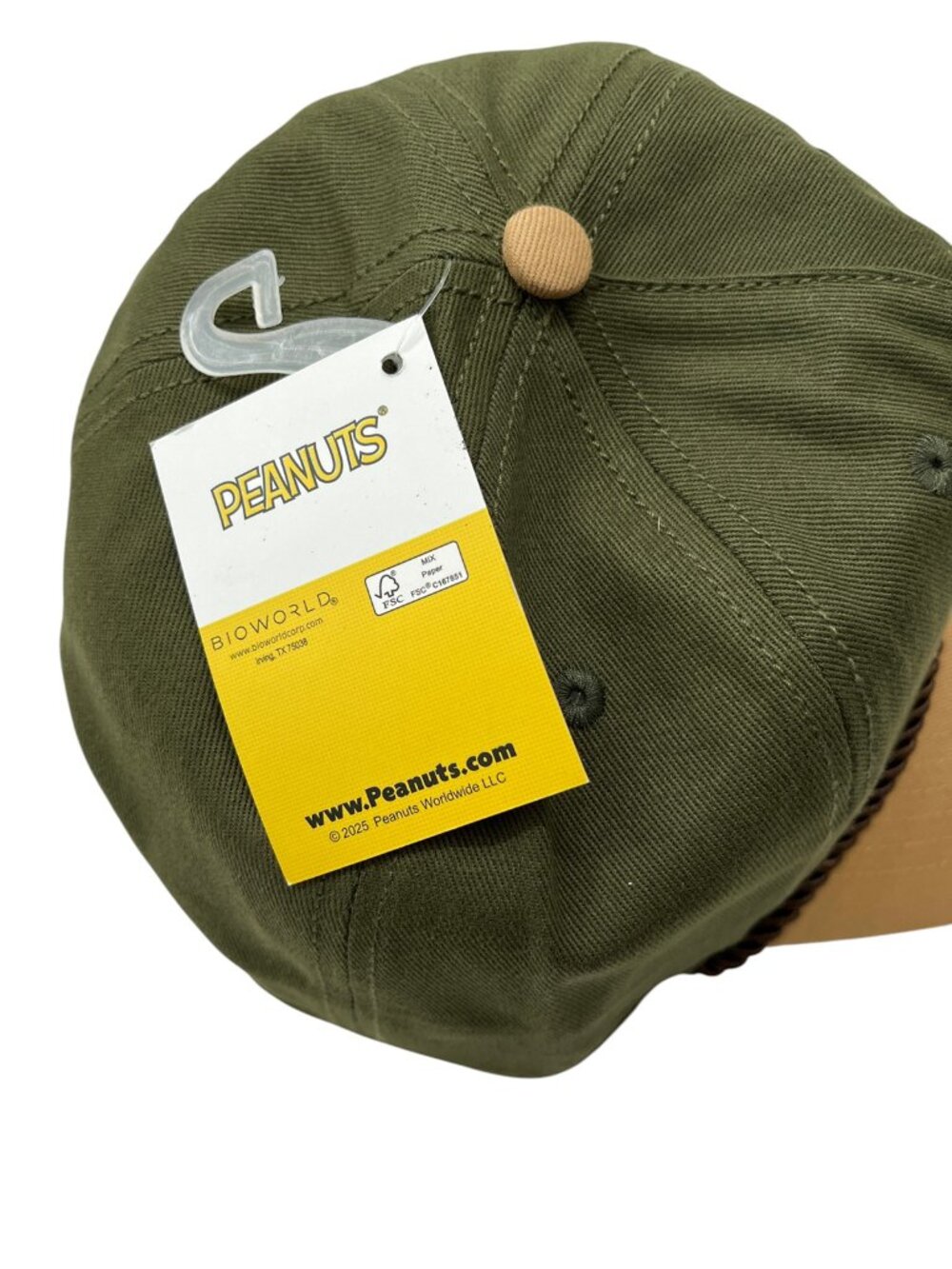 Peanuts Ranger Snoopy It's All Good in the Woods Hat Embroidered Twill - Picture 10 of 14